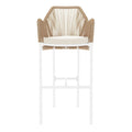 contemporary patio bar stool wicker design