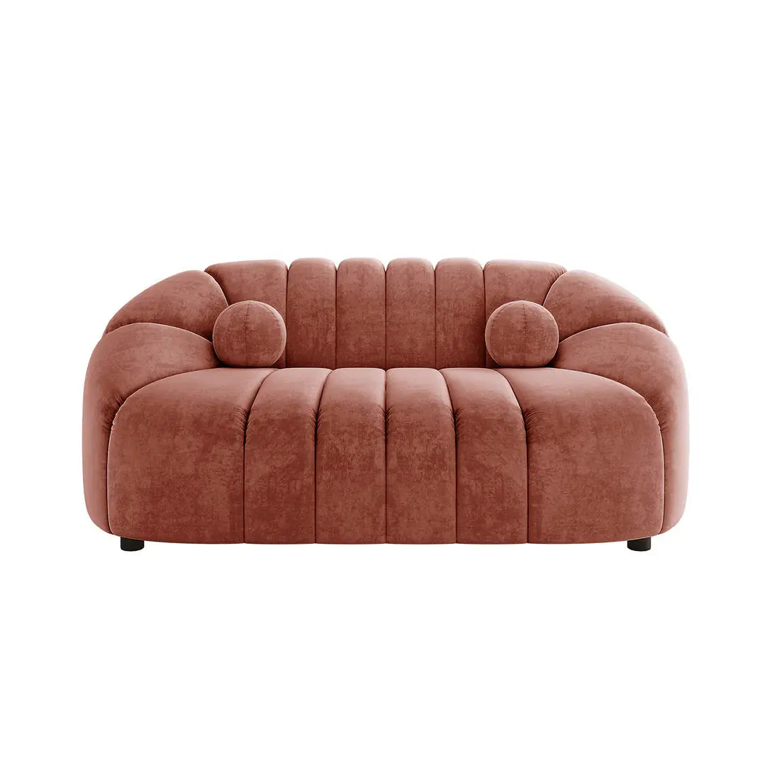 contemporary tufted velvet sofa design