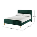 contemporary velvet bed frame australia furniture