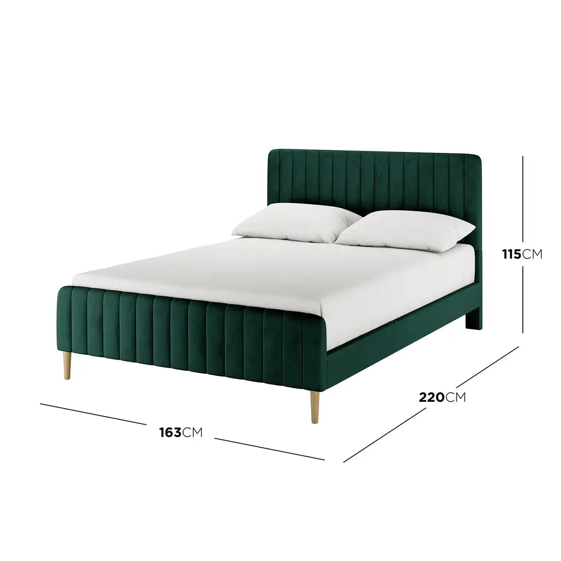 contemporary velvet bed frame australia furniture