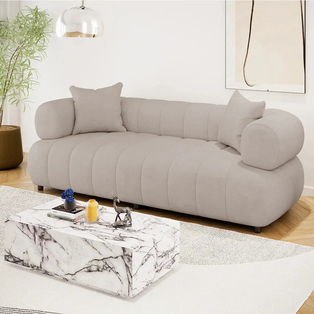 contemporary velvet couch samira design
