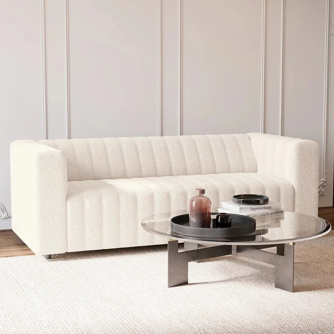 cream boucle sofa Australia