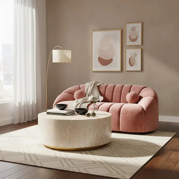 curved tufted velvet sofa Australia