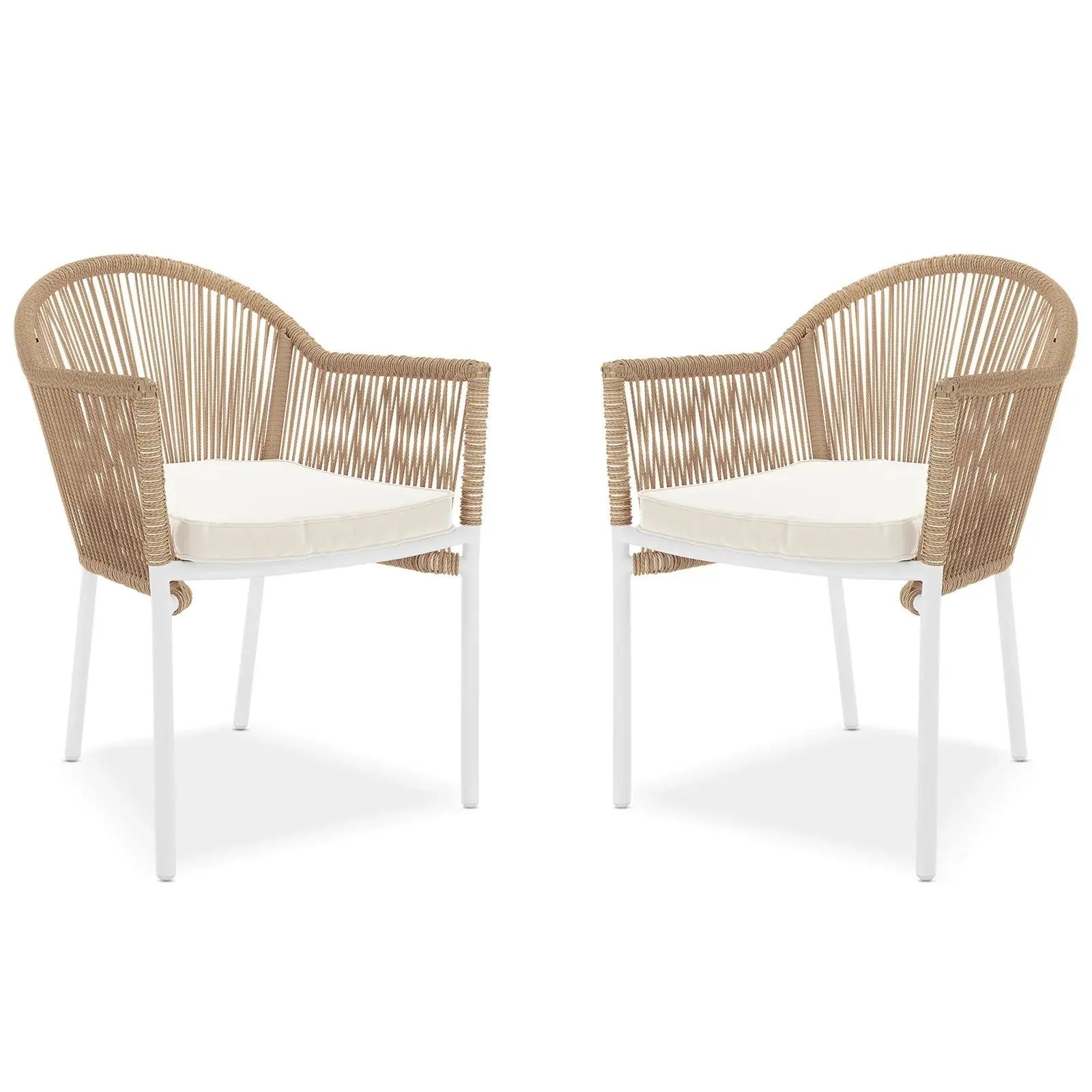 Mindanao PE Wicker Outdoor Dining Chairs Set of 2 Australia Beyond Living