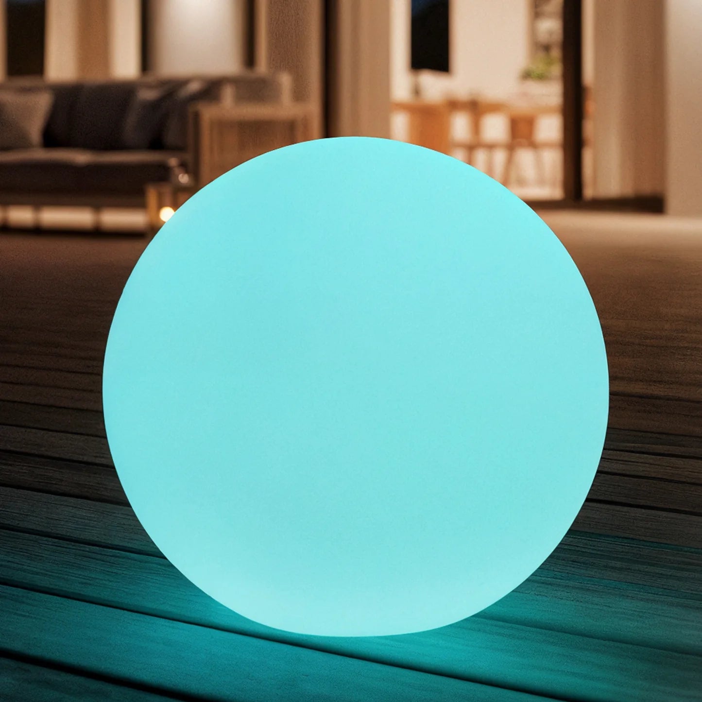 decorative floating LED ball light for outdoor pond