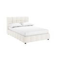 designer boucle bed frame nikias model