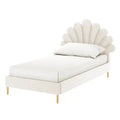 designer boucle single bed frame australia fausta
