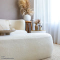 designer cream white boucle couch australia