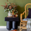 designer curved outdoor side table australia rissa