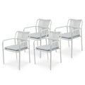 designer outdoor rope dining chairs australia evone