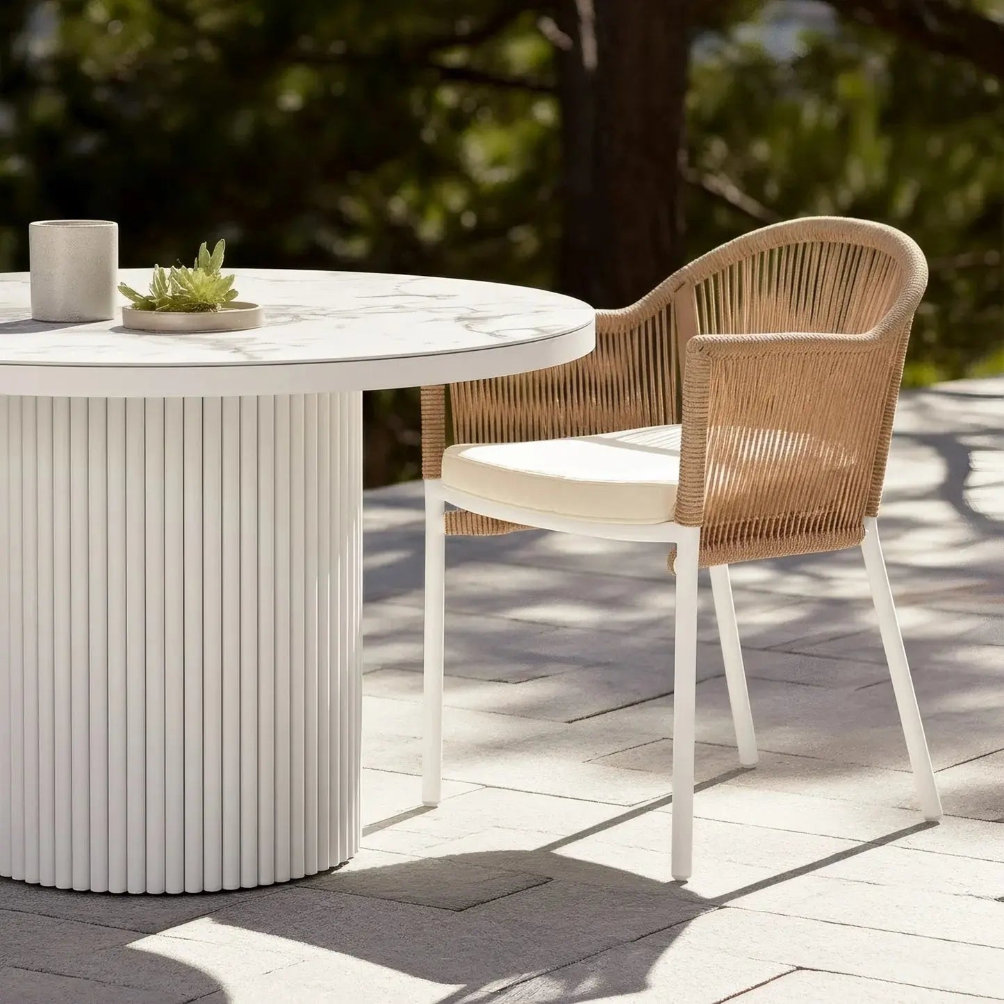 designer wicker outdoor dining chairs mindanao set