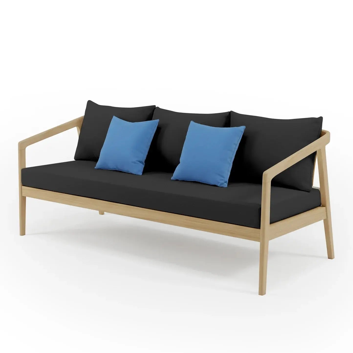 Delva 4 Seater Acacia Hardwood Outdoor Sofa Set Australia Beyond Living