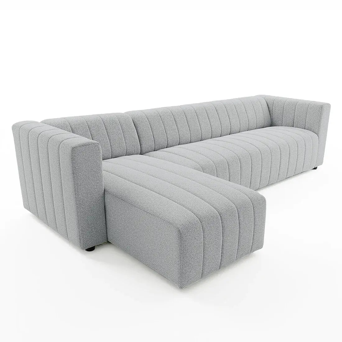 Parisa Tufted Boucle Sofa with Chaise Australia Beyond Living