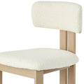 Haleo Curved Boucle Dining Chair Set Australia Beyond Living