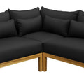 Tavi 5 Seater Solid Timber L Shape Outdoor Sofa Beyond Living
