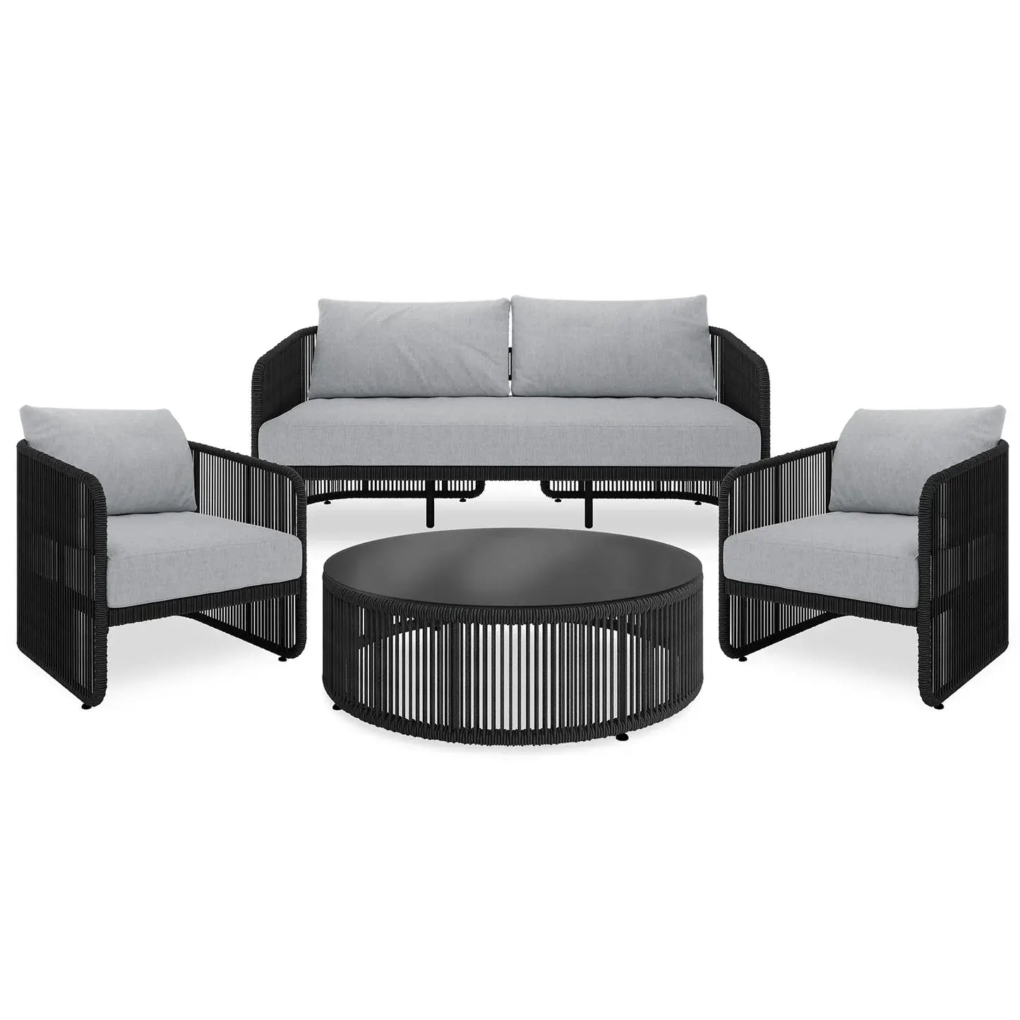 Solari 4 Seater Wicker Outdoor Sofa Set Australia Beyond Living