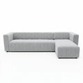 Parisa Tufted Boucle Sofa with Chaise Australia Beyond Living