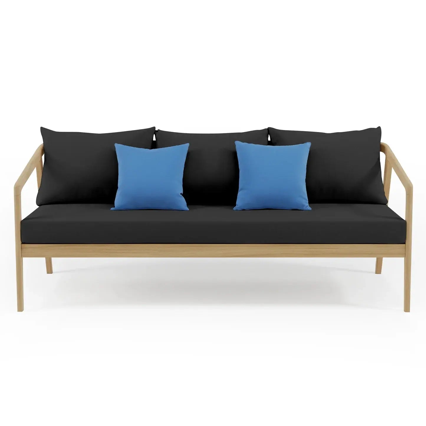 Delva 4 Seater Acacia Hardwood Outdoor Sofa Set Australia Beyond Living