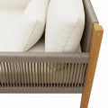 Tavi 5 Seater Solid Timber L Shape Outdoor Sofa Beyond Living