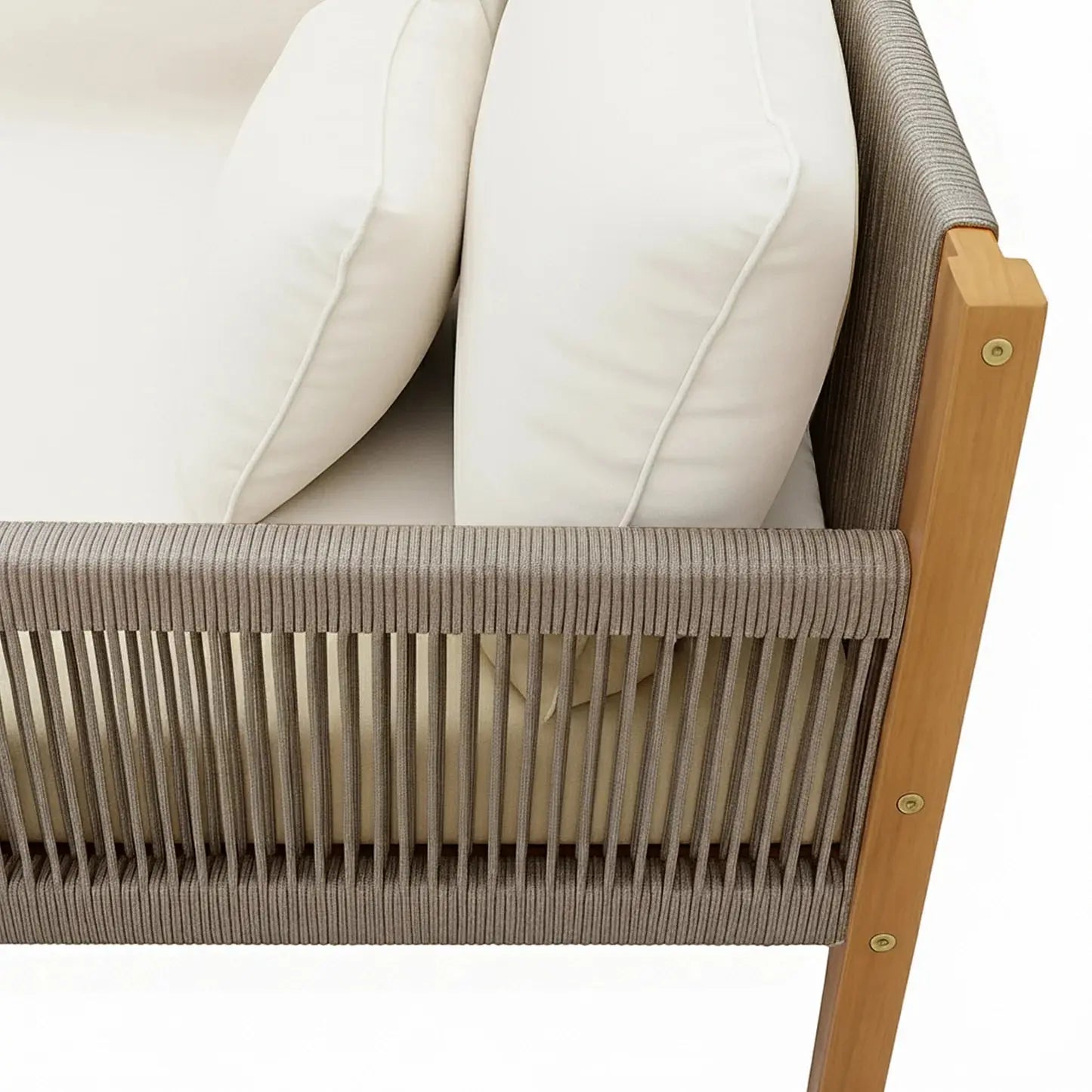 Tavi 5 Seater Solid Timber L Shape Outdoor Sofa Beyond Living