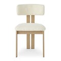 Haleo Curved Boucle Dining Chair Set Australia Beyond Living