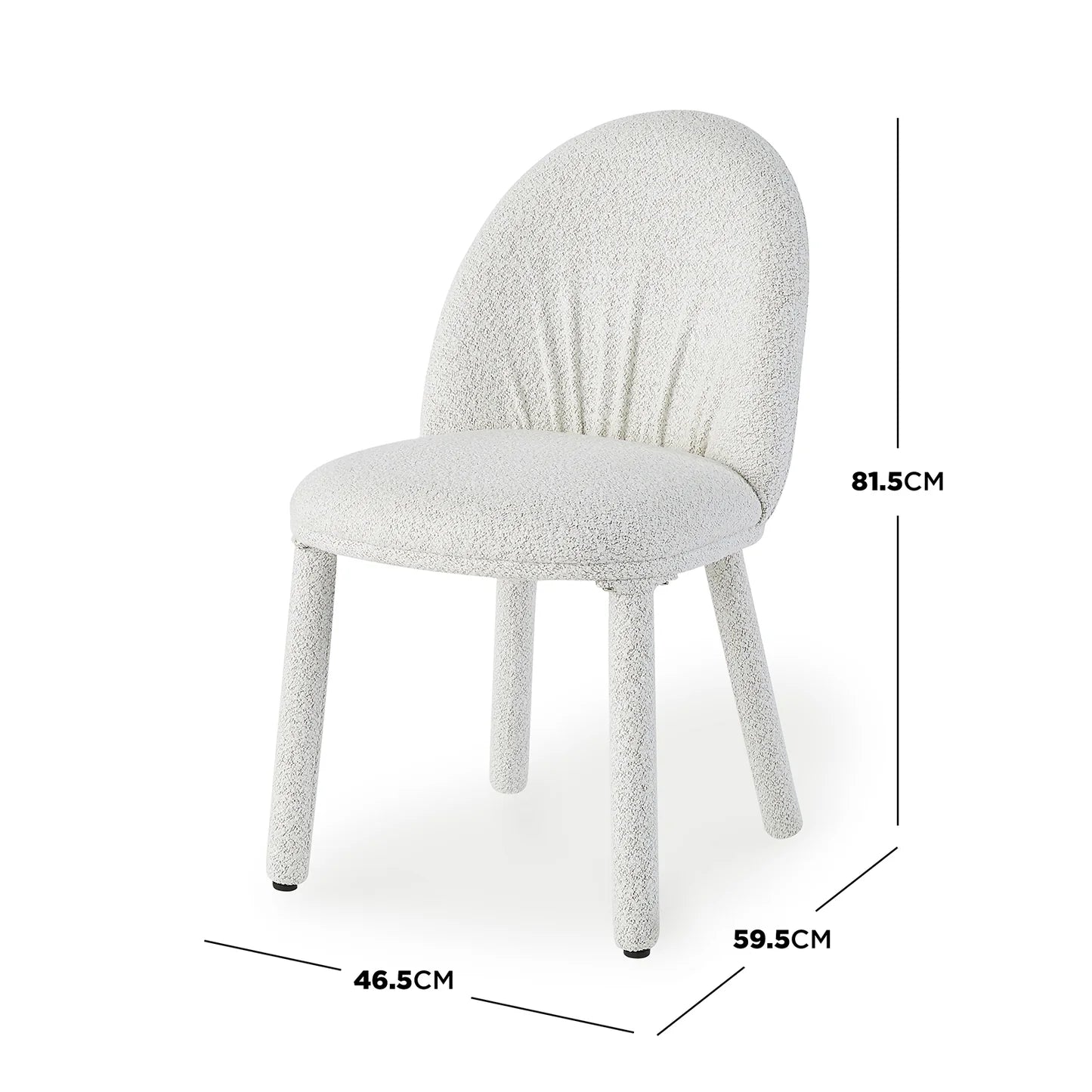 Joren Boucle Dining Chair Set Australia Beyond Living