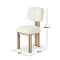 Norii Boucle Dining Chair Australia Modern Textured Upholstered Beyond Living