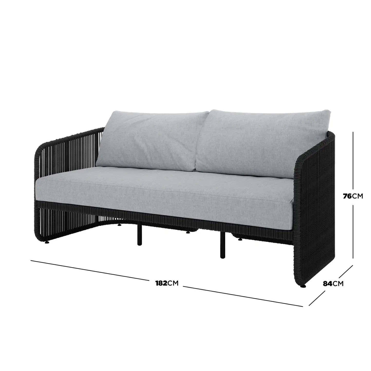 Solari 4 Seater Wicker Outdoor Sofa Set Australia Beyond Living