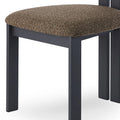 Haleo Curved Boucle Dining Chair Set Australia Beyond Living