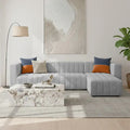 Parisa Tufted Boucle Sofa with Chaise Australia Beyond Living