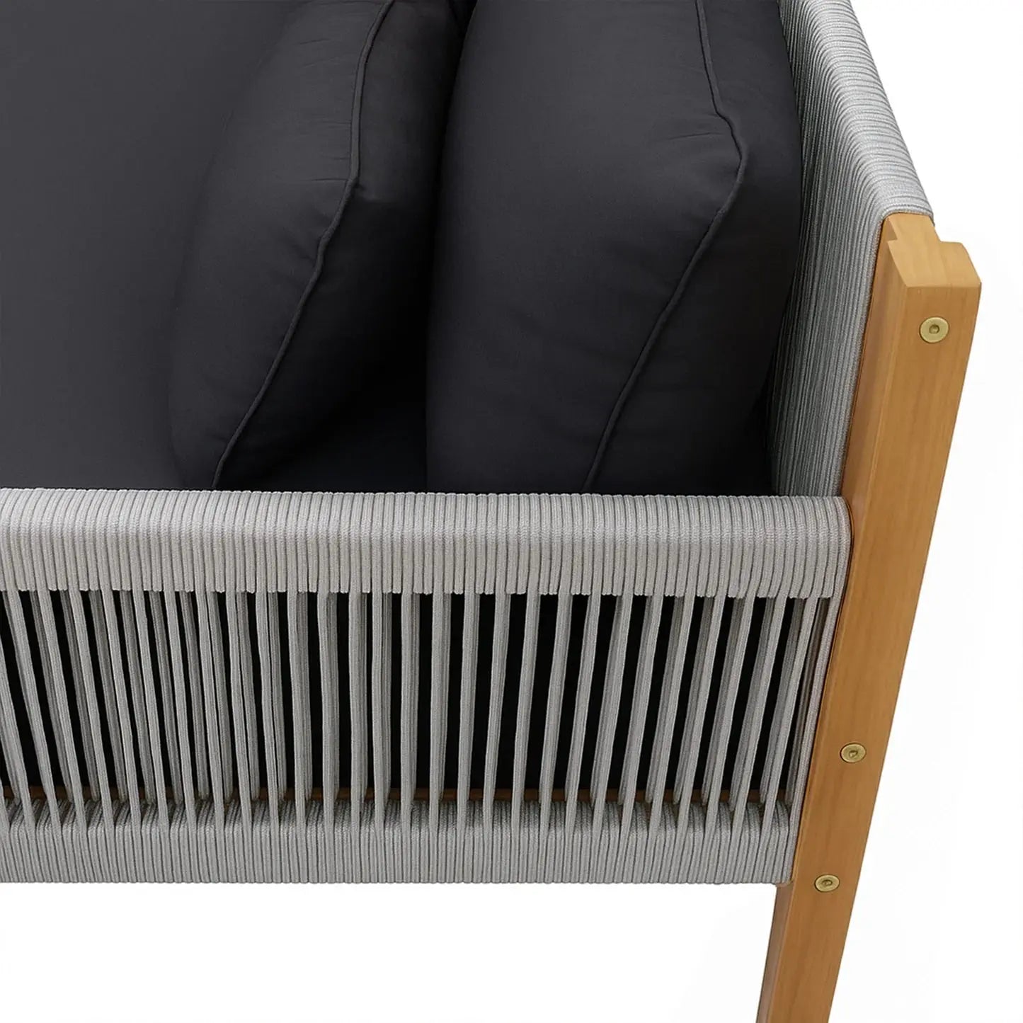 Tavi 5 Seater Solid Timber L Shape Outdoor Sofa Beyond Living