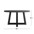 Outdoor Concrete Dining Table – Hardwood Patio Table Beyond Living