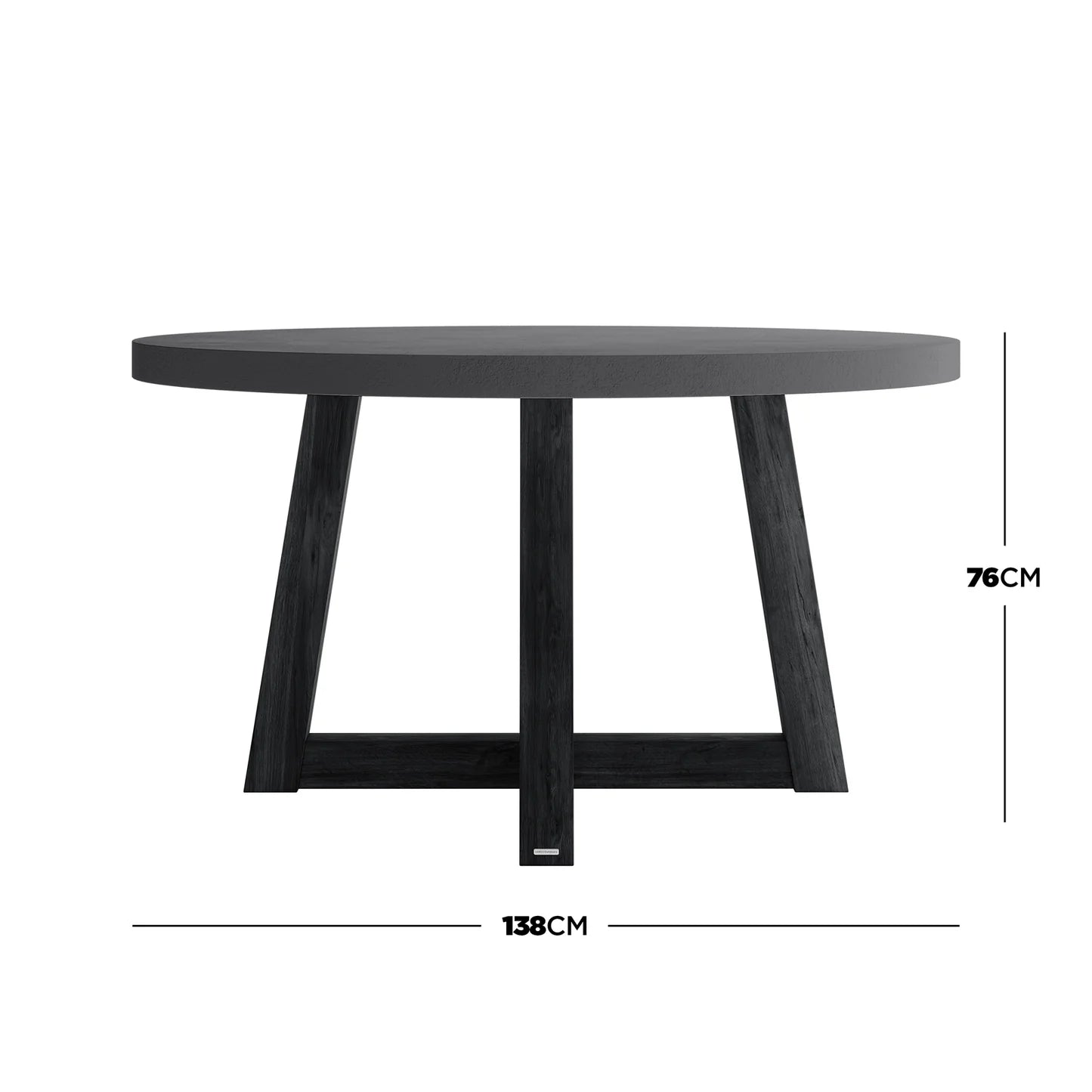 Outdoor Concrete Dining Table – Hardwood Patio Table Beyond Living