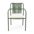 Evone Aluminium Rope Outdoor Dining Chairs Set Australia Beyond Living