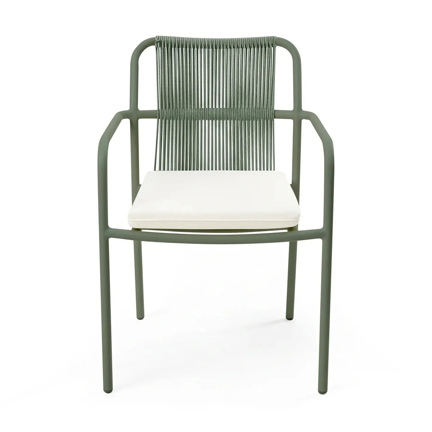 Evone Aluminium Rope Outdoor Dining Chairs Set Australia Beyond Living
