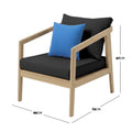 Delva 4 Seater Acacia Hardwood Outdoor Sofa Set Australia Beyond Living