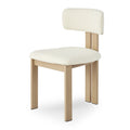 Haleo Curved Boucle Dining Chair Set Australia Beyond Living