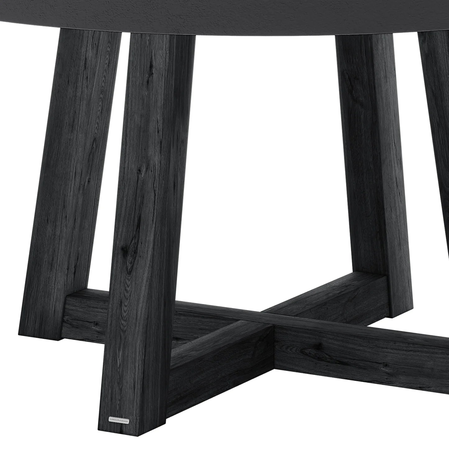 Outdoor Concrete Dining Table – Hardwood Patio Table Beyond Living