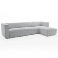 Parisa Tufted Boucle Sofa with Chaise Australia Beyond Living