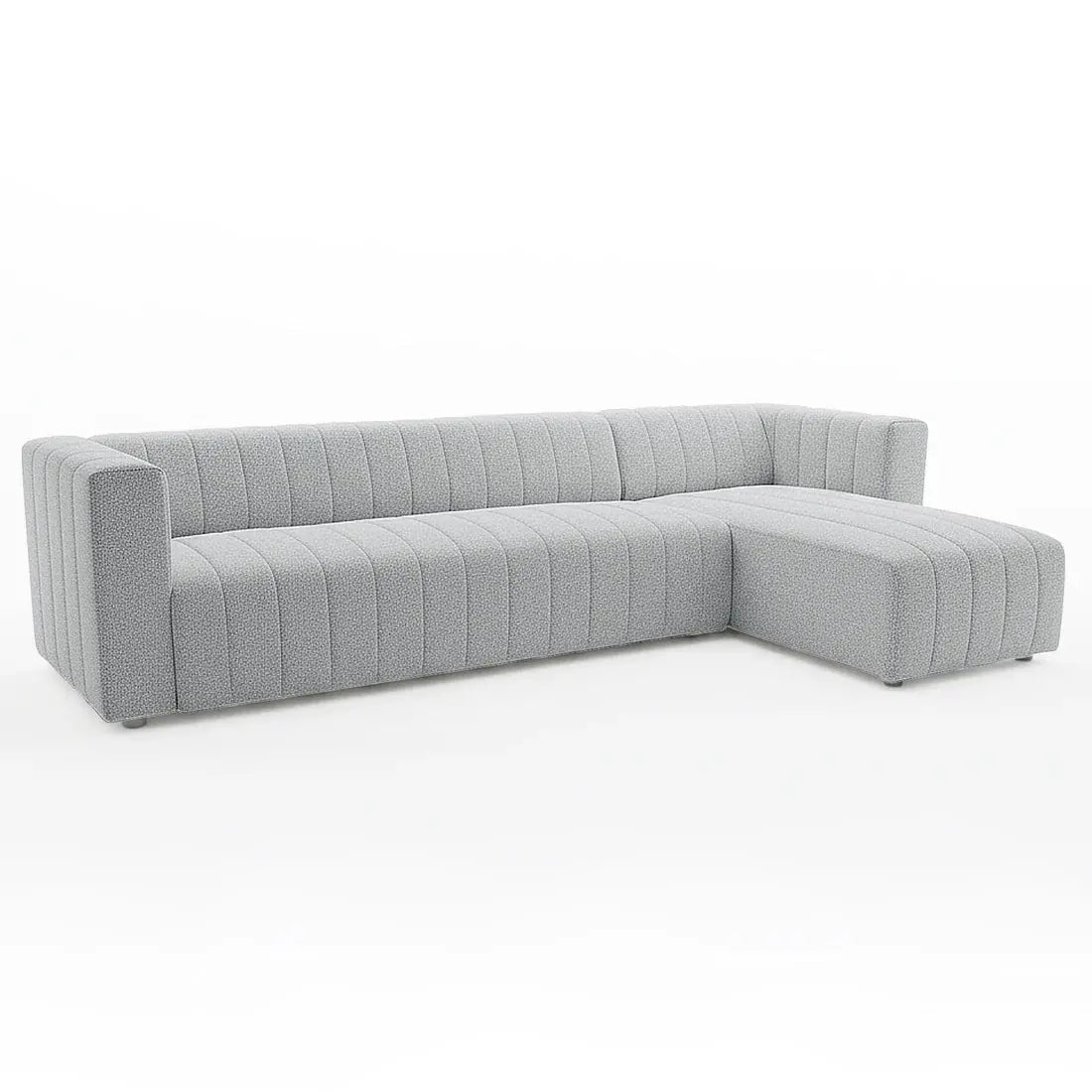 Parisa Tufted Boucle Sofa with Chaise Australia Beyond Living