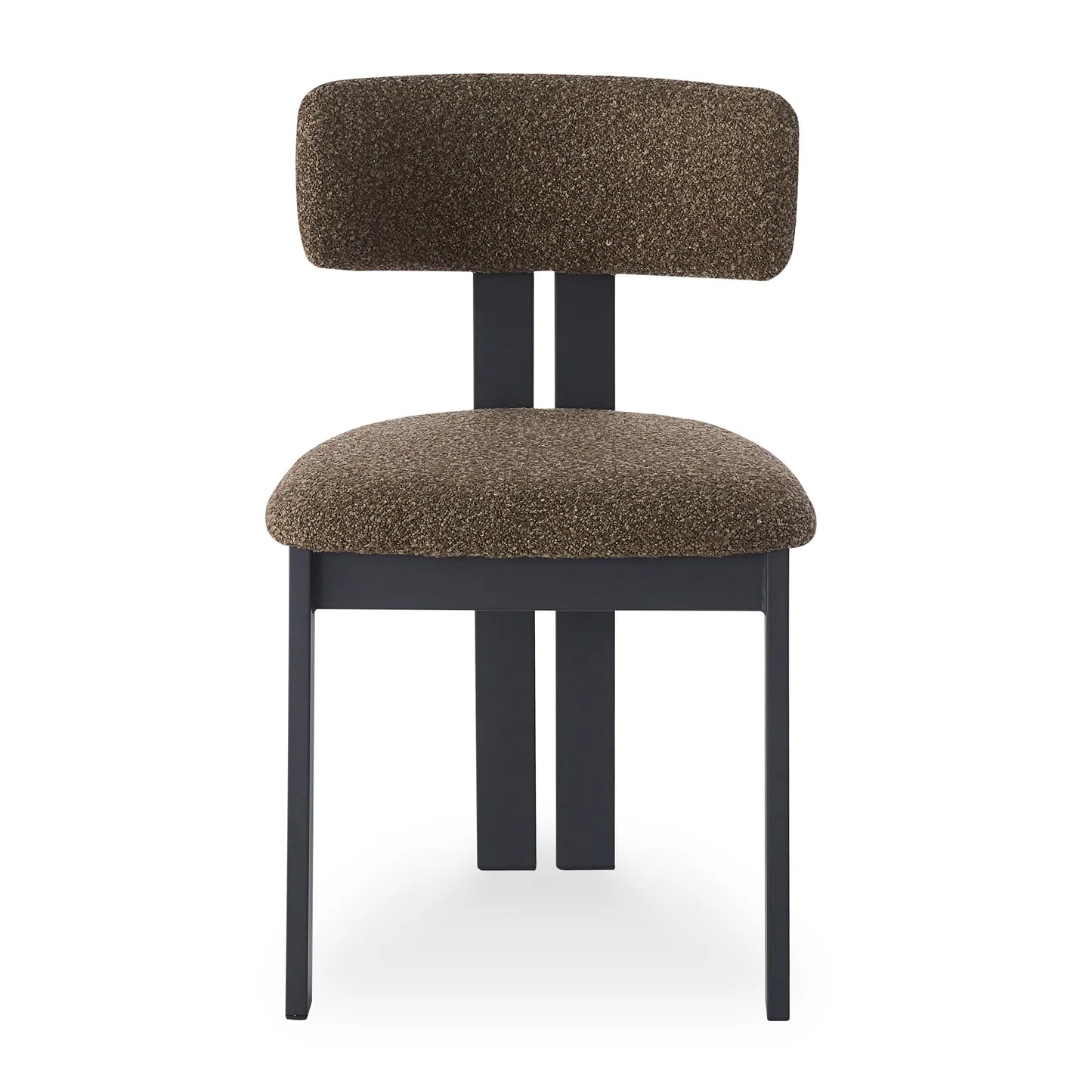 Haleo Curved Boucle Dining Chair Set Australia Beyond Living