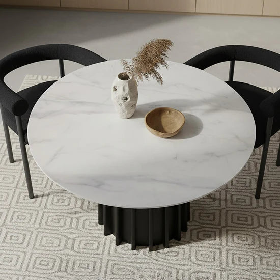 Gabi 120cm Marble Look Dining Table Australia Beyond Living
