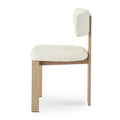 Haleo Curved Boucle Dining Chair Set Australia Beyond Living