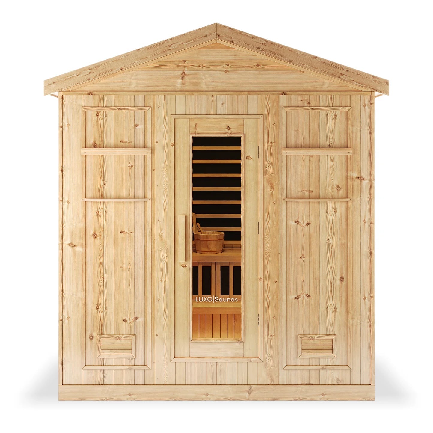 Kiima 6 Person Hybrid Infrared Outdoor Sauna Australia Beyond Living