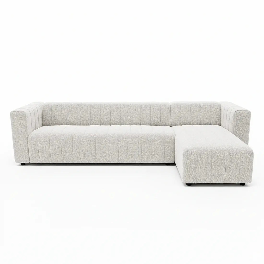 Parisa Tufted Boucle Sofa with Chaise Australia Beyond Living