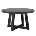 Magnus 138cm Round Concrete Outdoor Dining Table Australia Beyond Living
