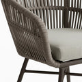 Marula Rope Outdoor Dining Chairs in Brown Set of 4 Australia Beyond Living
