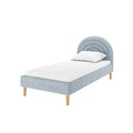 Estilla Kids Velvet Rainbow Single Bed Beige Australia Beyond Living