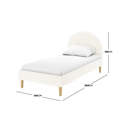 estilla rainbow boucle kids bed frame australia
