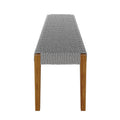 fentan 4 seater acacia hardwood outdoor bench light grey australia